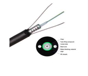 China Communication GYXTW Fiber Optic Cable 2-12 Core Single Steel Wire wholesale