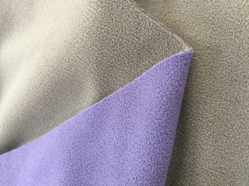 Two sides brushed two sides anti-pilling good thermal superior handfeel for casual suit Polar fleece knitted fabric