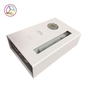 China Sustainable Paper Cosmetic Box With Transparent PVC Window Eco - Friendly wholesale