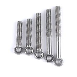 China DIN 444 Stainless Steel Eye Bolt SS 304 Small Female Swing Eye Bolt With Eye Nut wholesale
