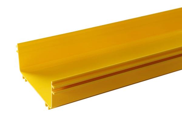 Data Center Fiber Optic Cable Accessories , PVC Yellow Overhead Fiber Cable