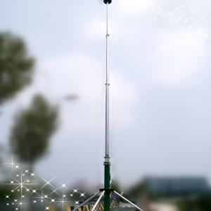 China 6063 Alu Telescopic Aerial Photography Push Up Antenna Mast wholesale