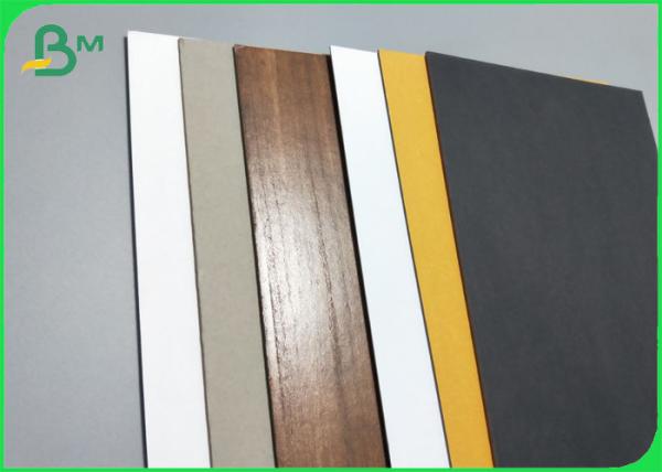 Quality 1MM 2MM Thickness Grey Chipoard Black Back Strong Deflection for sale