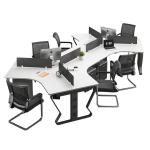 Creative Office Staff 6-8 Person Desk And Chair Combination