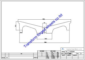 China TC220004 22 inch forged center disk blanks wholesale