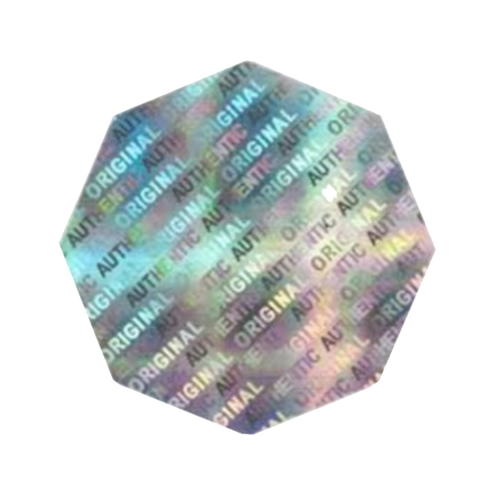 ISO9001 2008 CMYK Color Silver Hologram Sticker , Custom Security Hologram Stickers