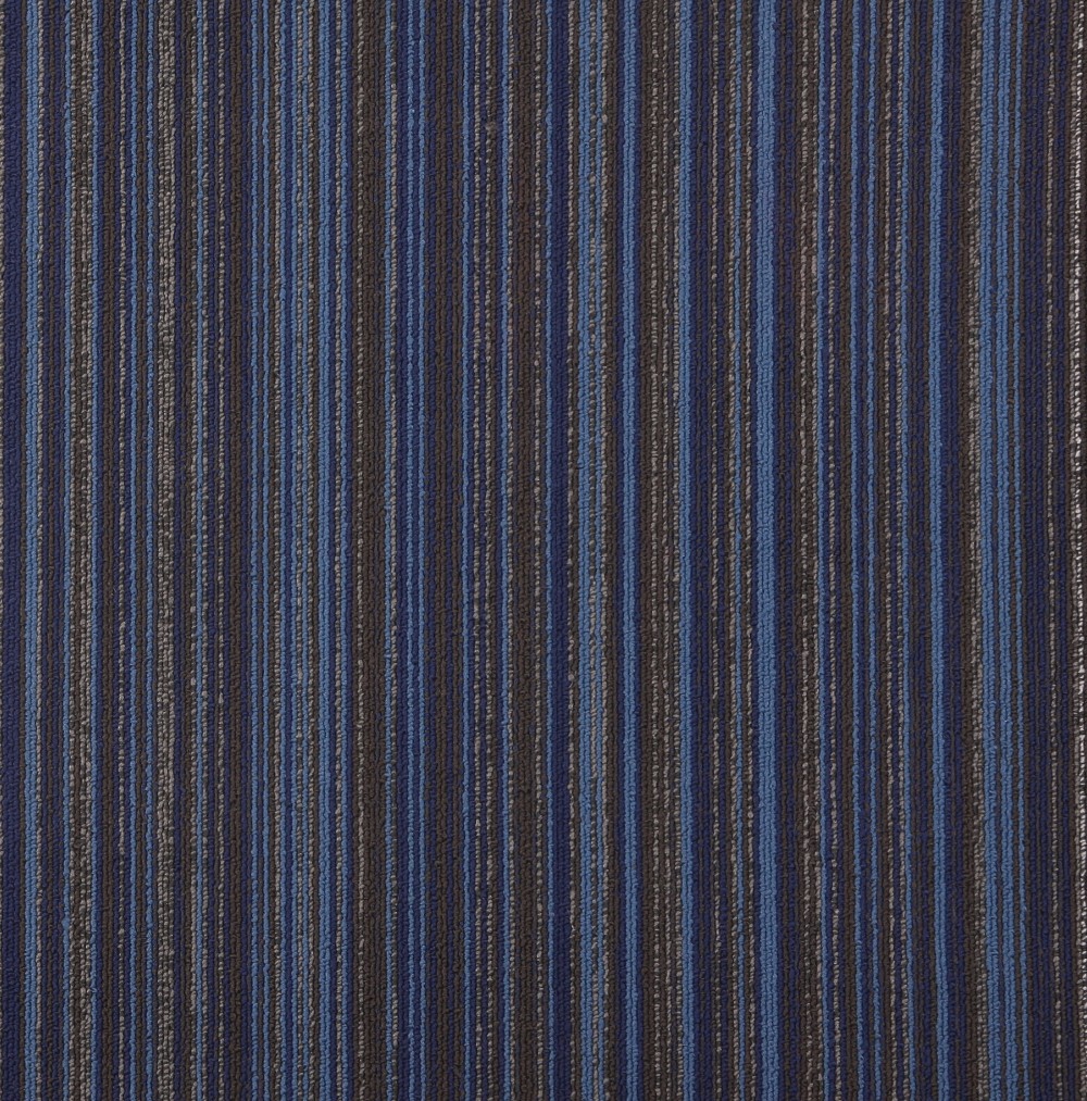 Woven Office Carpet Flooring , Self Stick Carpet Tiles PP Flat Circle