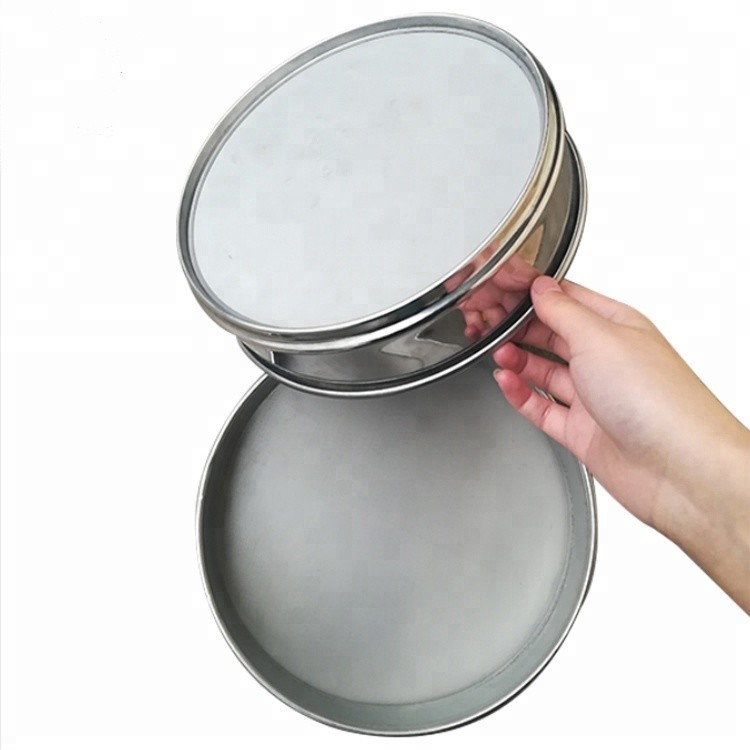 10 30 50 100 200 325 Mesh / Inch Woven Wire Sieves , Wire Mesh Strainer