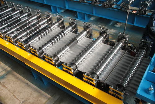 Full Automatic Metal Roofing Roll Forming Machine With PLC Control System