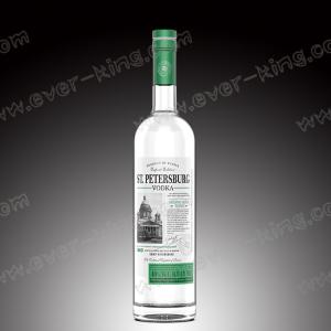 China Extra Premium Flint Silk Spirits Liquor Vodka Glass Bottle wholesale