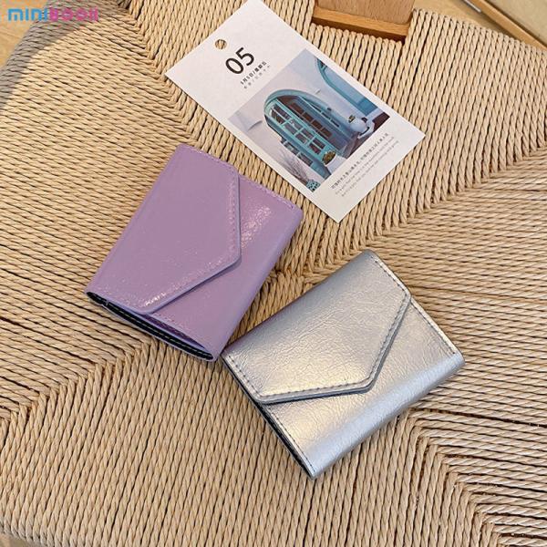 Availiable Women's Leather Card Wallet Holders with Coin Purse and Short Wallet