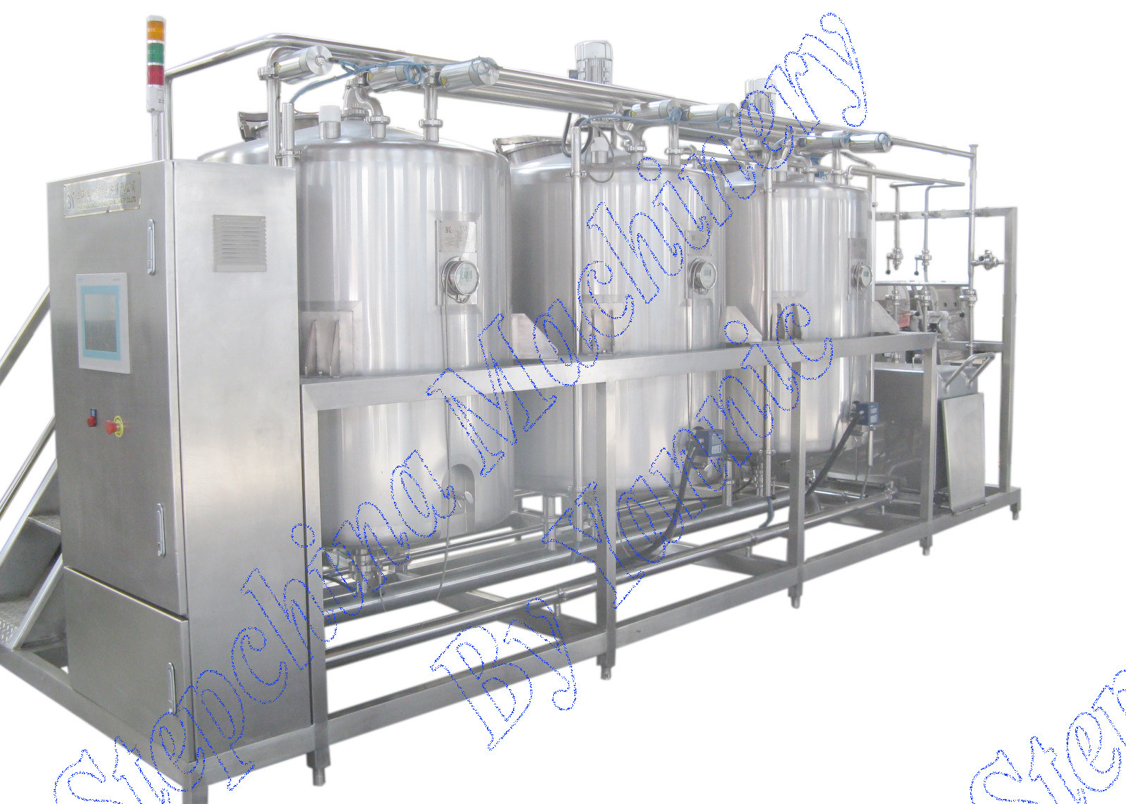 Apple / Orange / Grape Fruit Iced Tea Hot Filling Machine / Bottled Aseptic Juice Processing Line