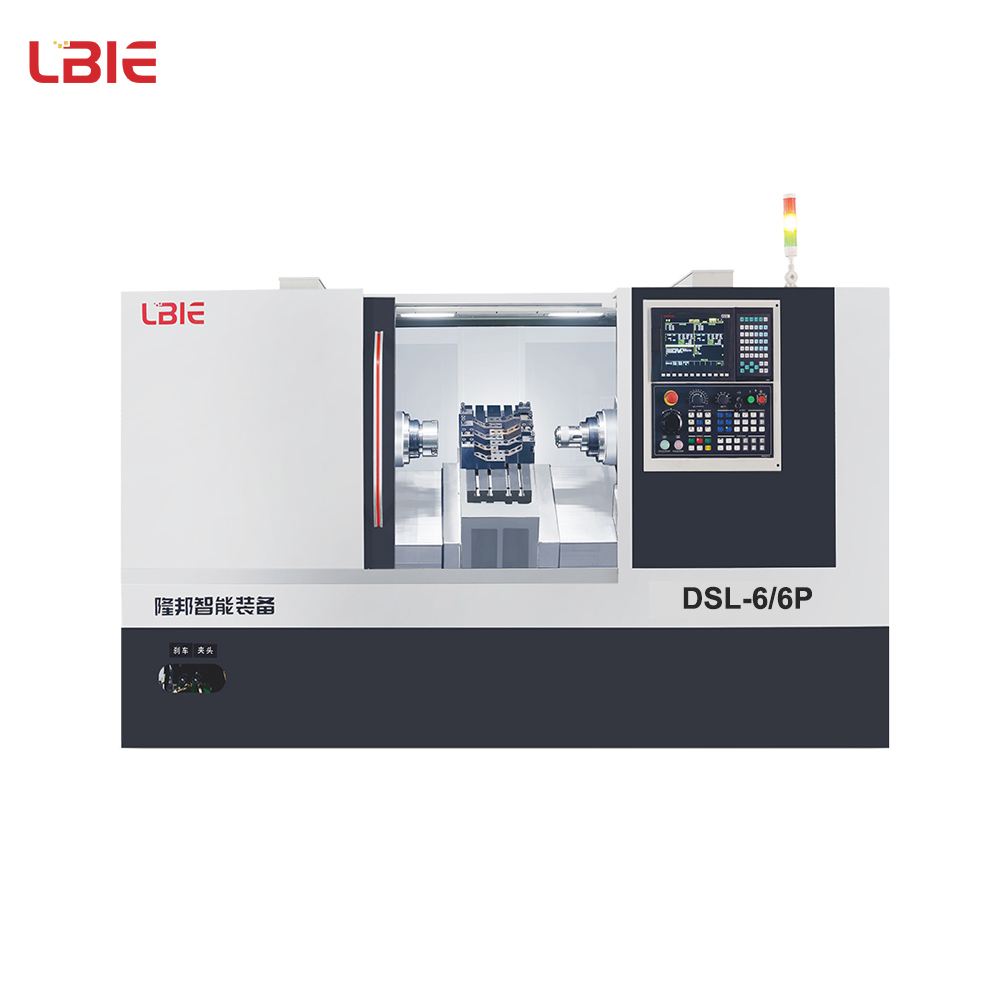 Inclined Bed Manufacturing Plant Dual Spindle Lathe 22m/Min Rapid Feedrate For Metal