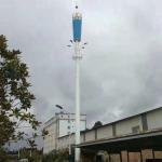 Flange Connection Wifi 30m Monopole Steel Tower