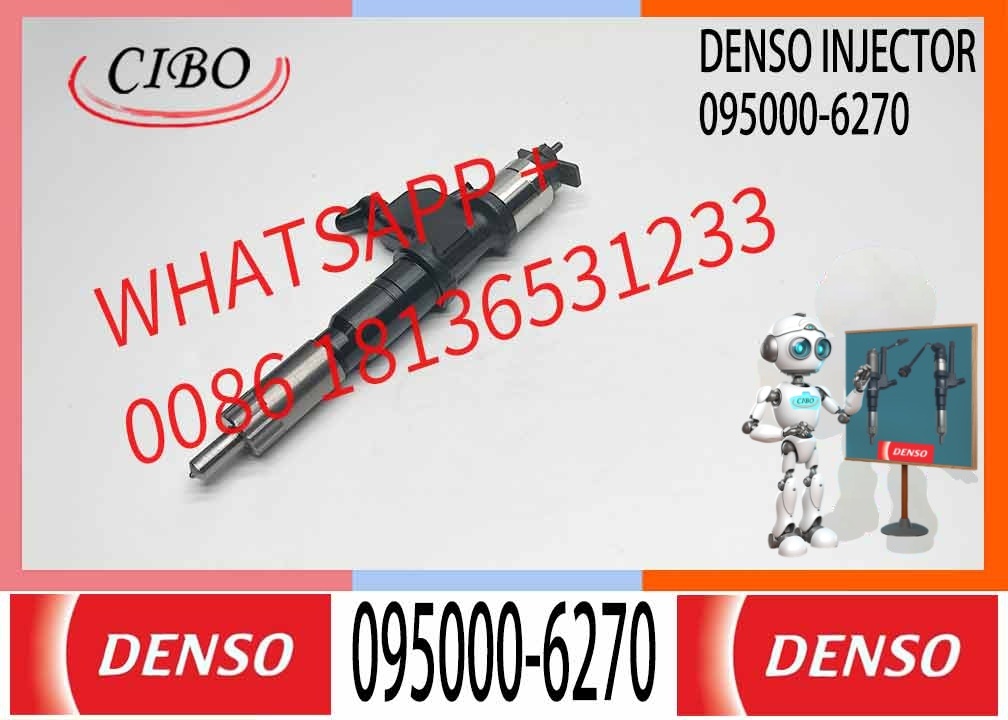 Common Rail DENSO Fuel Injector 095000-6270 095000-6274 For Diesel ISUZU 6UZ1 8-97610254-0 Engine