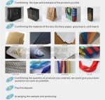 Boutique Wedding Premium Fashionable Grey Tote Shopping Paper Bags Luxury