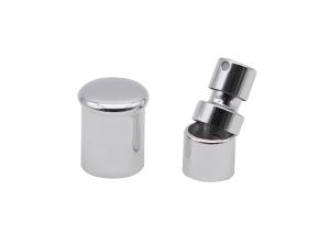 China 15mm Silver Aluminum Perfume Spray Pump With Mushroom Cap wholesale