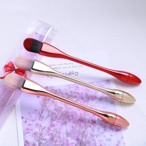China Eco Friendly Plastic Classic Foundation Brush , Setting Powder Brush High Grade wholesale