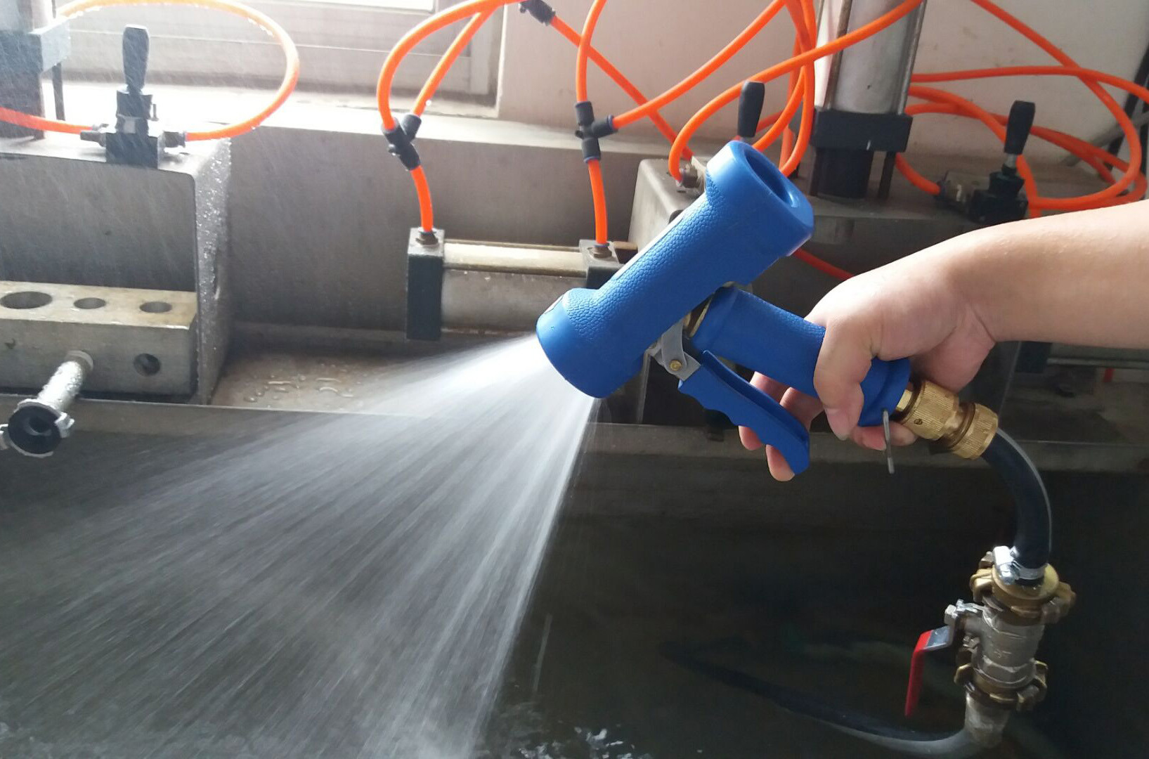 Brass Industrial Hot Water Blue Washer Gun Polymer House Wash Down Cleaning
