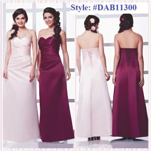 China Satin Bridesmaid dress gown #DAB11300 wholesale