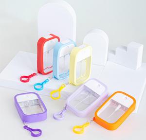 China Antibacterial 50ml Credit Card Sprayer K1110 PET Silicone For Hand Sanitizer wholesale