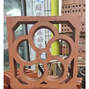 China Handmade Terracotta Brick Wall Ventilation Red wholesale
