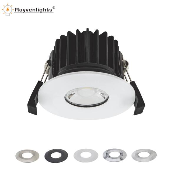 Surface Mounted 10w 4000k Trimless Angled Recessed Fire Rated Bathroom