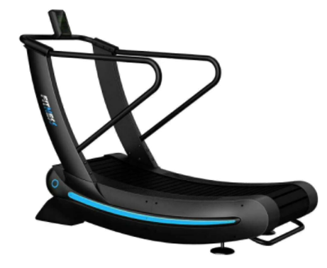 Self Generating Cardio Training Walking Curve Treadmill Commercial Gym Equipment
