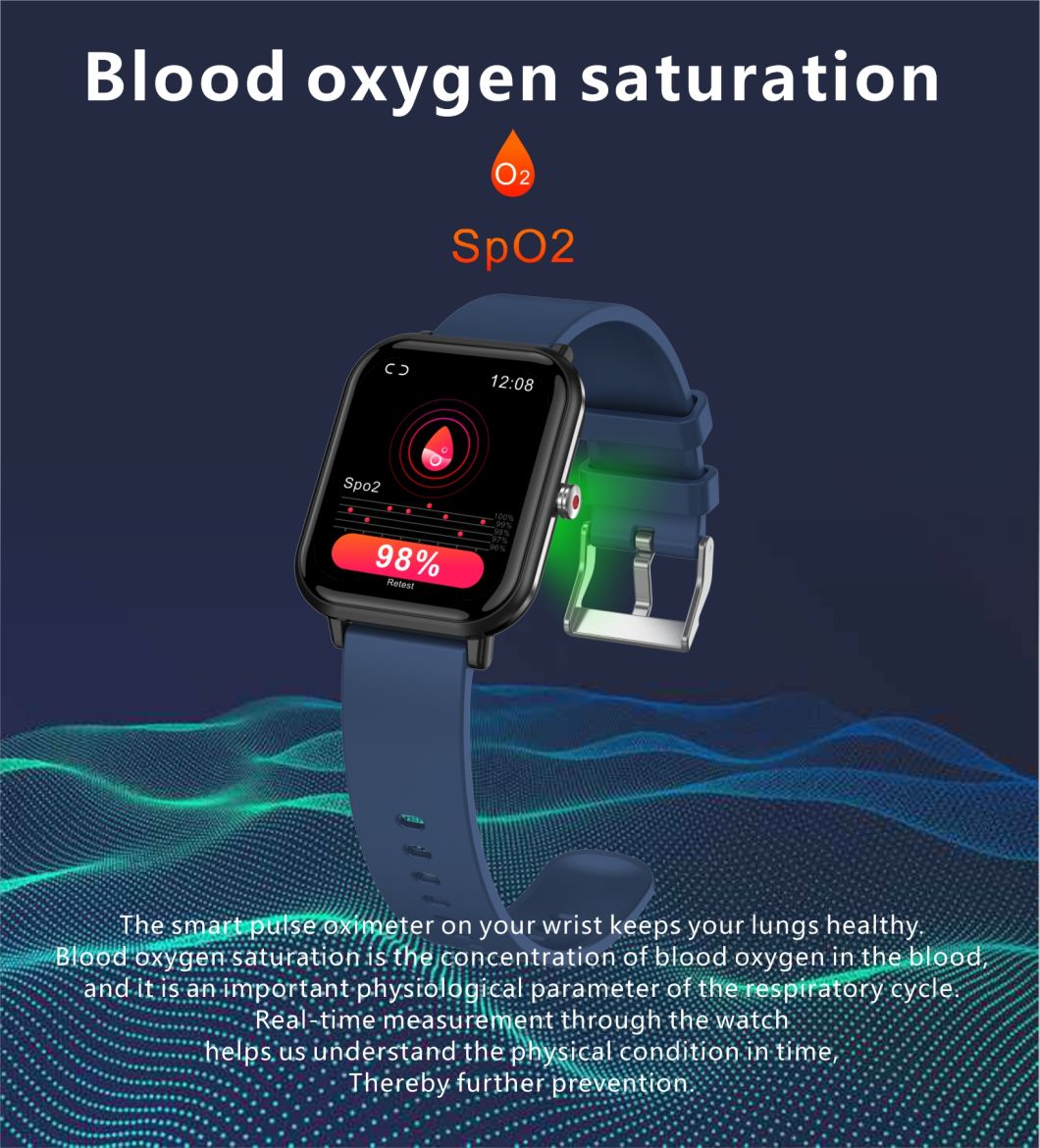 1.7 Inch TFT High-Definition 240*280pixel Full Screen Touch Temperature Monitoring Music Control Multiple Dials Q9PRO Smart Watch
