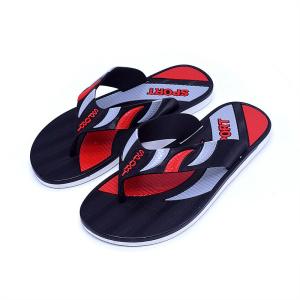 China Comfortable Mens Beach Flip Flops , Casual Flip Flops Screen Print Type wholesale