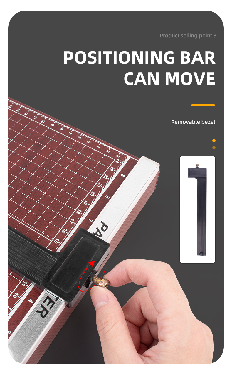 Professional Double Batten Upgraded A4 Manual Paper Cutter Machine for A4 Paper Cutting