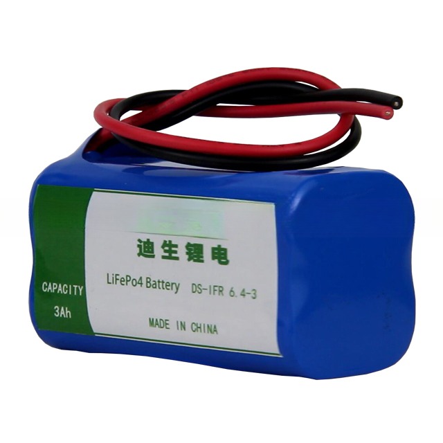 High Low Temperature 6.4v 3.8Ah LiFePo4 Lithium Battery Pack for Solar Energy Storage and Emergency Lighting