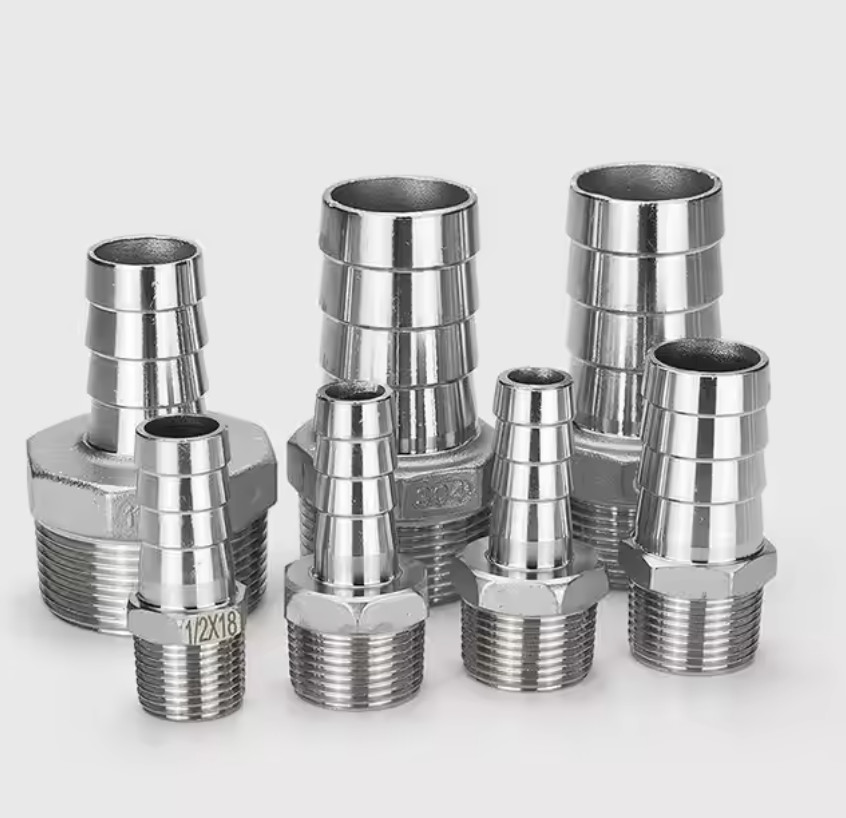 Certified Female Brass Garden Hose Connectors Stainless Steel Compression double Ferrules Union Tube Fittings
