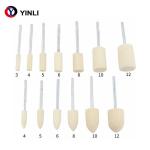 Conical Mounted Felt Polishing Bobs