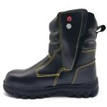 Genuine Leather Forest Firefighter Boots Waterproof Soft Rubber Sole Boots