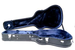 China Fashion Useful Acoustic Guitar Case Hard Shell Leather Case Little Arch Shape wholesale
