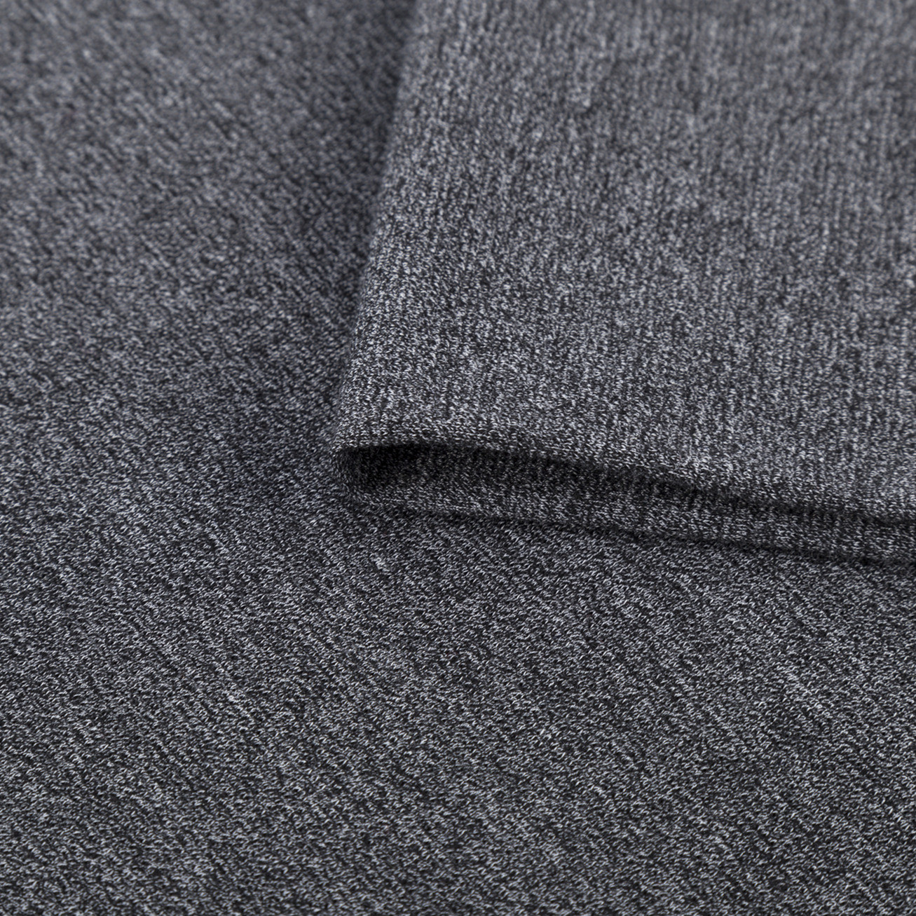 Wear Resistant Solid Knit Jacquard Fabric 165g Yarn Dyed Material For Polo Shirt