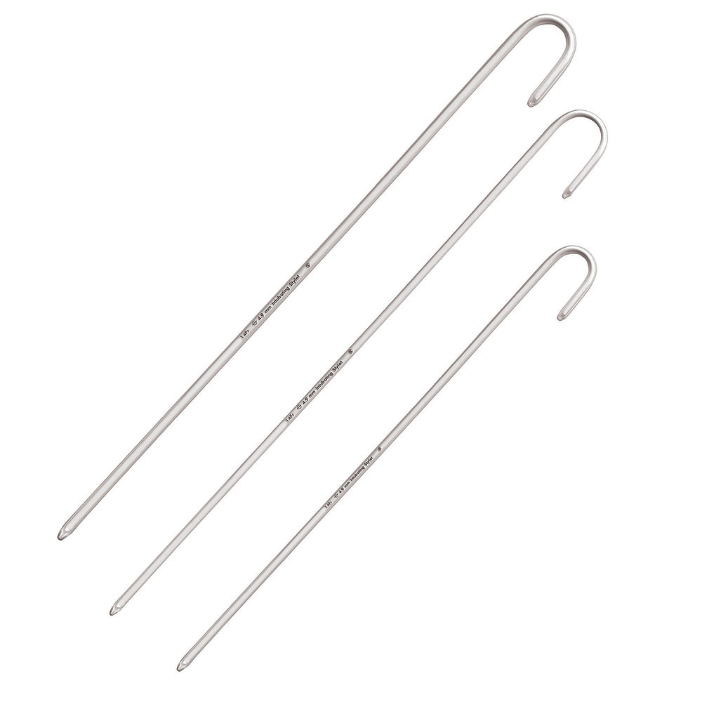 Aluminum Material Soft Branding Intubating Stylet For Endotracheal Tube