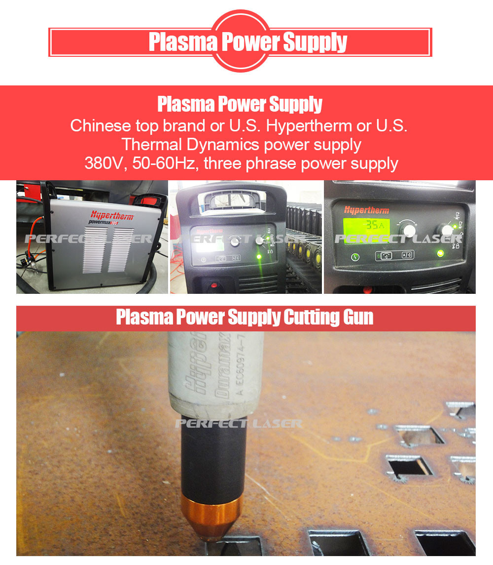 Metal Small Plasma Cutter Machine For Stainless Steel , Brass , Aluminum Cut