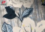 Press Glue Polyester Sofa Velvet Upholstery Fabric , Print Knitted Fabric