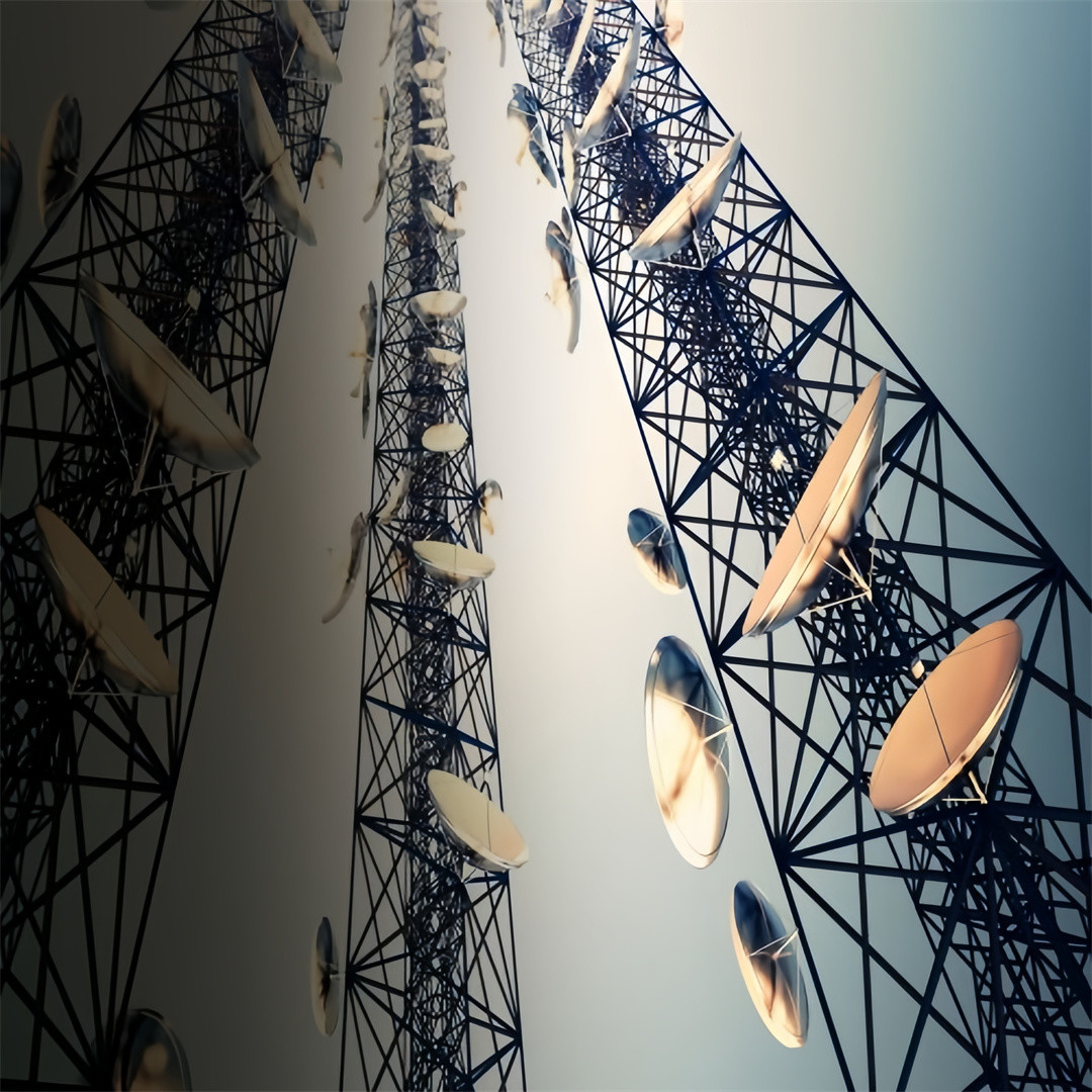 Mobile Wifi Network 4G 5G Gsm Radio Signal 4 Leg Angle Steel Telecom Tower Telecommunication