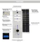 400 Watt Outdoor Solar LED Lights 6V , CE LED Solar Street Light