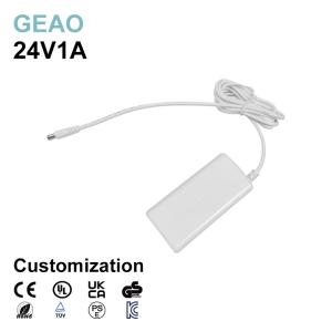 China 24V 1A AC DC Desktop Power Adapter Supply 5Volt 6V 9V 12V 15V 16V wholesale