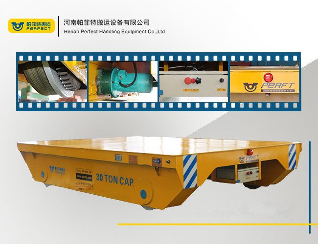 Industrial Steel Coil Transfer Trolley for Heavy Duty Rail Mounted Transfer Carriage Trolley
