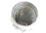 3" x 4" Inch Stainless Steel Exhaust Flex Pipe Stainless Steel Interlocking