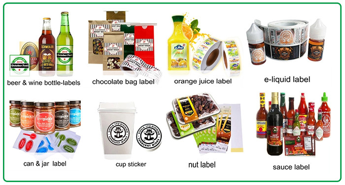 Self adhesive vinyl round sticker roll manufacturer circle logo custom sticker