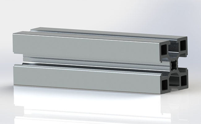30 * 30 Extruded Aluminum T Slot Profile 5.0mm Hole International Standard For Lifts