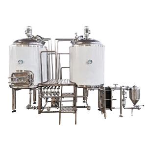 China 2-Vessels Brewhouse Brewery Equipment 200 KG Capacity Hassle-Free Operation wholesale