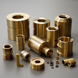 China Customized CNC Brass Parts , Metal Turning Services 0.005mm Tolerance wholesale