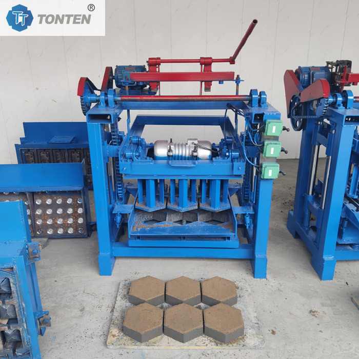 Road Brick Making Machine Semi-automatic Concrete Block Molding Machine